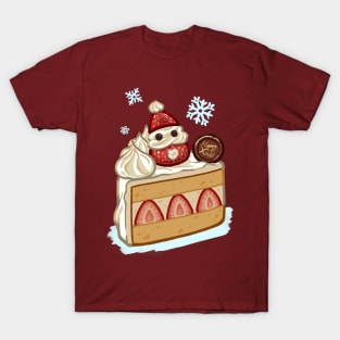 Santa Strawberry Cake T-Shirt